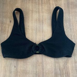 Ribbed O Ring Bikini Top